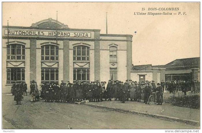 L’usine Hispano vers 1918 (AMBC)